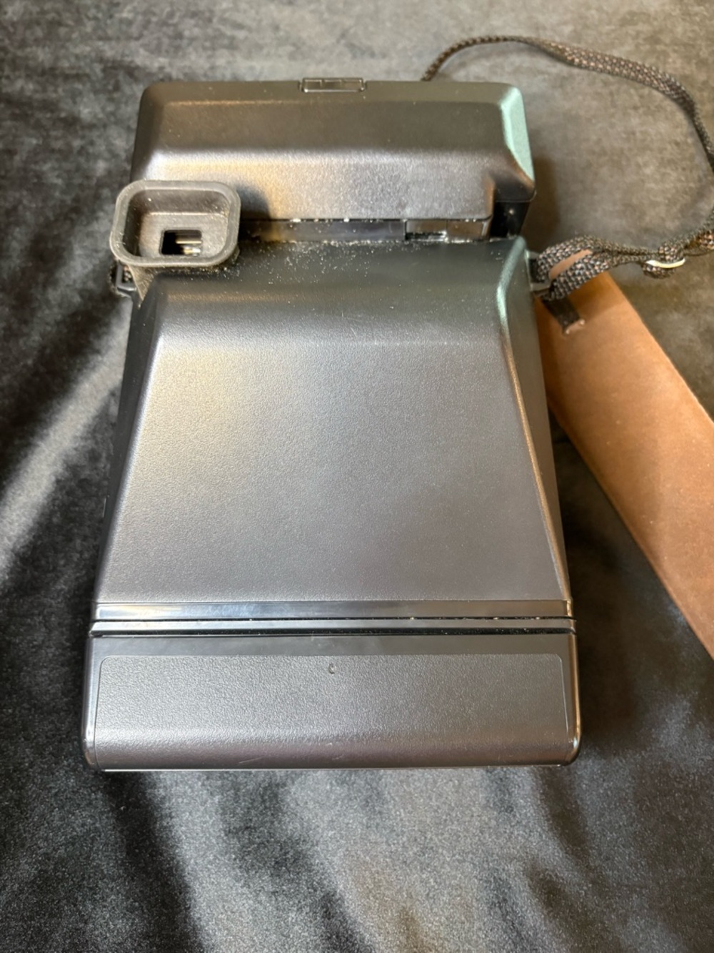 Vintage Colorburst Instant Camera with Brown Leatherette Panel - Picture 4 of 6